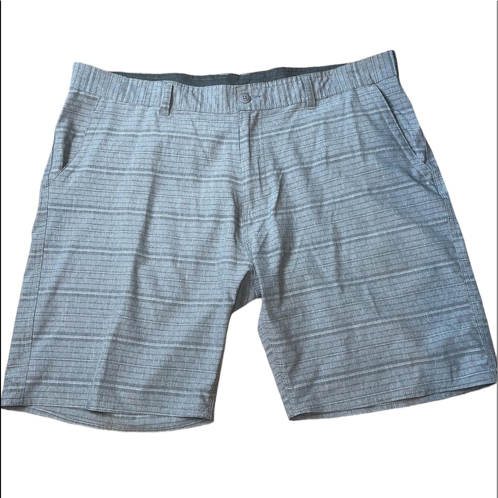 Burnside mens‎ gray hybrid shorts size 40 90% polyester